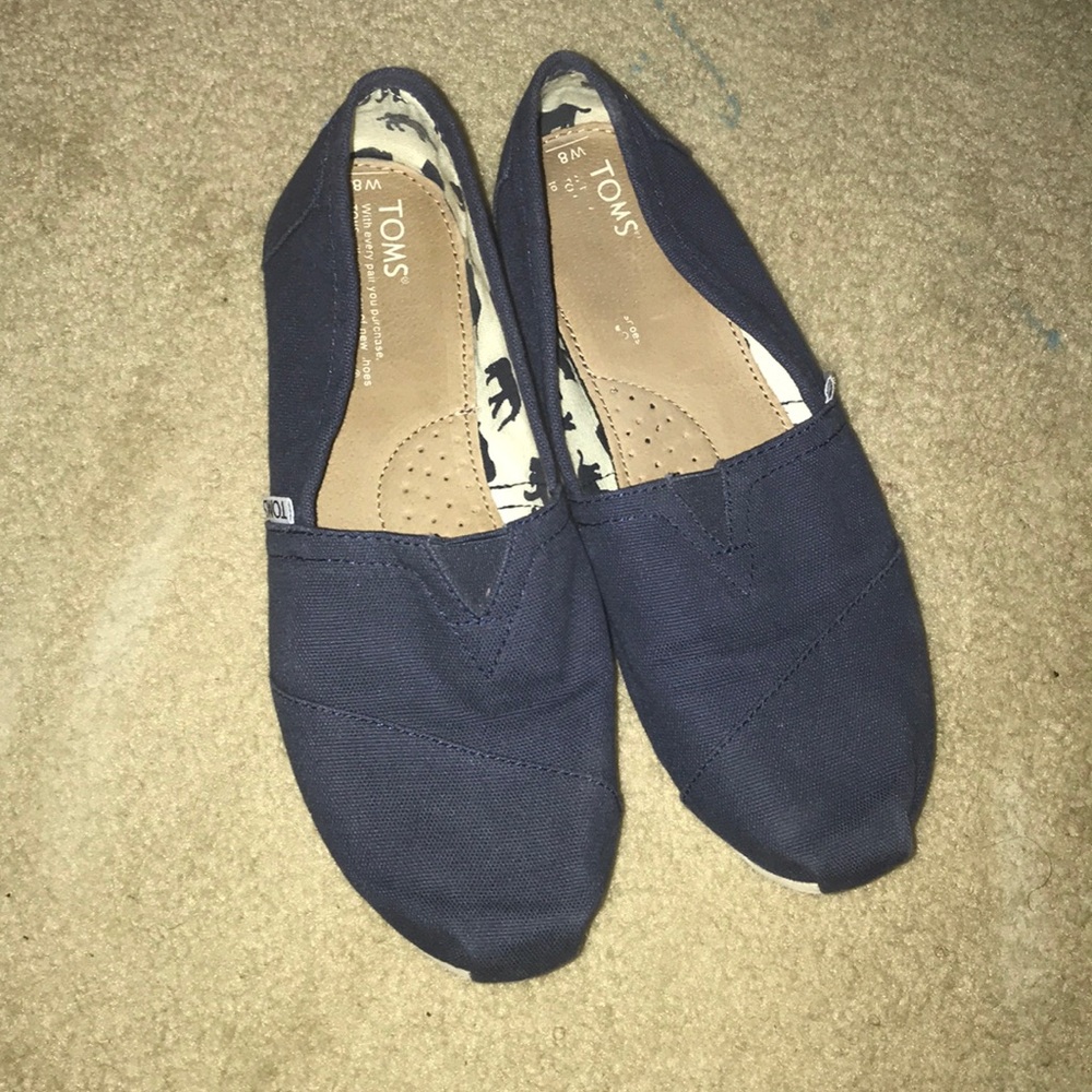 Navy Blue Toms